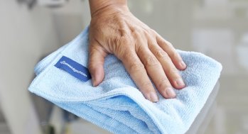 Over de schoonmaakdoek